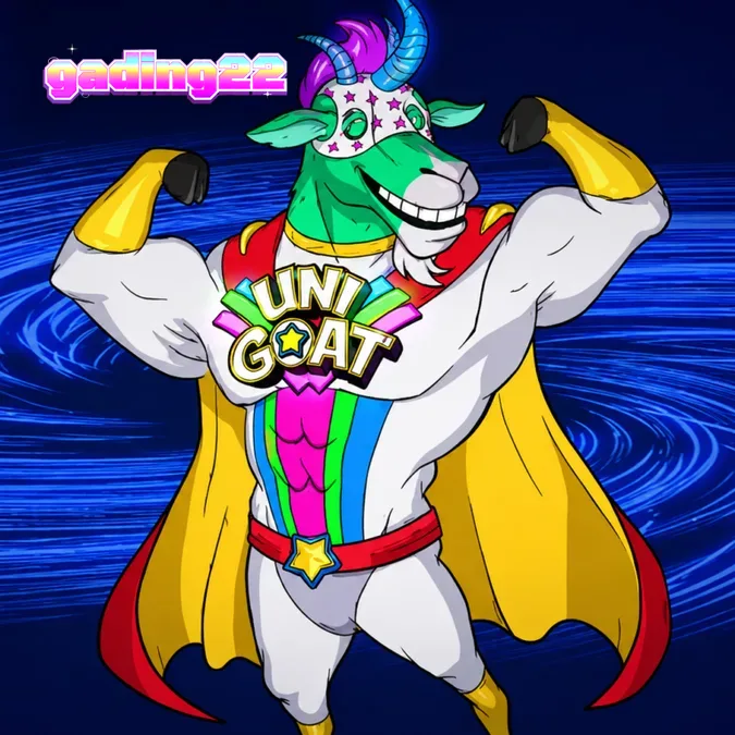 Tampilan antarmuka slot Unigoat pada perangkat seluler